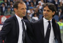 Finale Supercoppa Italiana: Juventus – Lazio il 13 agosto ore 20,30 su Rai Uno inzaghi allegri juventus lazio