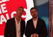 Quelli che il calcio, ospiti di Luca e Paolo: Paola Turci e Diego Abatantuono Quelli che il calcio