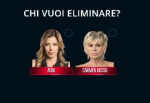 Grande Fratello VIP 2017: in nomination Aida Yespica e Carmen Russo gf vip aida carmen