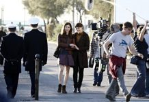 Romanzo Famigliare: anticipazioni quinta puntata di lunedì 22 gennaio 2018 Vittoria puccini in una scena girata a livorno