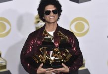 Grammy Awards 2018, i vincitori: Bruno Mars batte tutti! Bruno Mars gremy