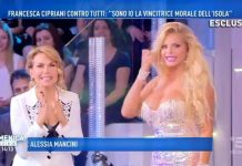 Francesca Cipriani a Domenica Live: “Nino odia i napoletani e non voleva venire qui” francesca cipriani a domenica live