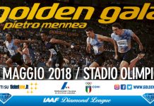 Golden Gala 2018, l’atletica leggera su Rai 2 Golden Gala 2018