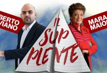 Il Supplente, prima puntata 13 giugno: Mara Maionchi e Roberto Saviano il supplente - rai 2