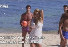 Temptation Island Vip, presentate le coppie si scoprono i primi altarini: Valeria Super Star, Sossio “provolone” Fabio e Marcella al falò di confronto Temptation island Vip Valeria Marini
