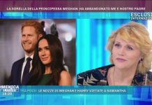 Samantha Markle a Domenica Live: l’appello a Meghan e Harry (VIDEO) domenica live sorella meghan