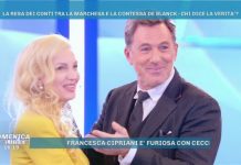 Filippo Nardi a Domenica Live: ecco il bacio con la Marchesa | VIDEO filippo e marchesa a Domenica Live