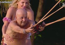 Isola dei Famosi, incidente in diretta per il Divino Otelma: necessario l’intervento dei medici | Video Isola dei famosi caduta divino otelma