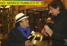 Albano “pericoloso”: Striscia la notizia gli consegna il Tapiro | video Foto Albano Striscia la notizia 2019 Ucraina