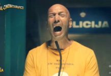 Striscia, le papere di Aldo Baglio sul set del film Scappo a casa | video