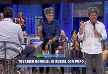 Avanti un altro 2019, Luca Laurenti fa Pupo e canta “Su di noi” in russo | video Foto Laurenti Pupo ad Avanti un altro 2019