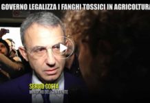 Le Iene, servizio di Filippo Roma “Fanghi tossici in agricoltura” | video frame servizio Iene fanghi 2019