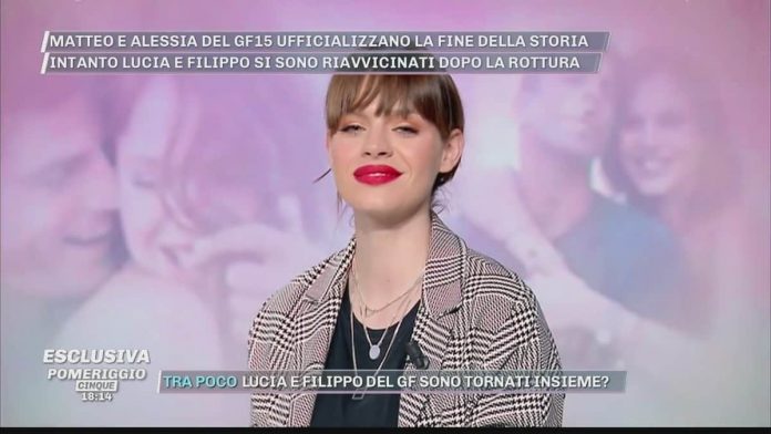 Lucia Orlando a Pomeriggio 5: nessun ritorno di fiamma con Filippo Lucia Orlando