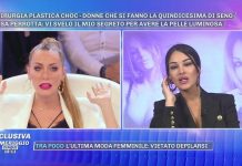 Pomeriggio 5 lite fra Karina Cascella e Rosa Perrotta: il secondo round Karina Cascella contro Rosa Perrotta