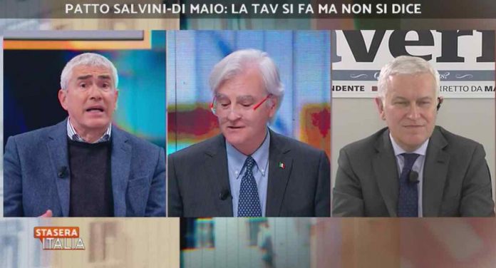 Stasera Italia, la questione Tav continua a far discutere | Video Stasera Italia tav si o no
