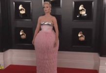 Striscia La Notizia, i look di Lady GaGa, Katy Perry e Dua Lipa ai Grammy Awards | Video striscia la notizia moda caustica Lady Gaga Katy Perry