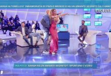 Domenica Live: il Tuca Tuca fra Sarah Altobello e Paolo Brosio Domenica Live