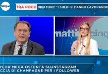 Mattino 5, Taylor Mega ostenta su Instagram: “Vorrei 1 milione di euro al mese” | video https://www.superguidatv.it/wp-content/uploads/2019/04/Foto-Taylor-Mega-Cecchi-Paone-Mattino-5.jpg