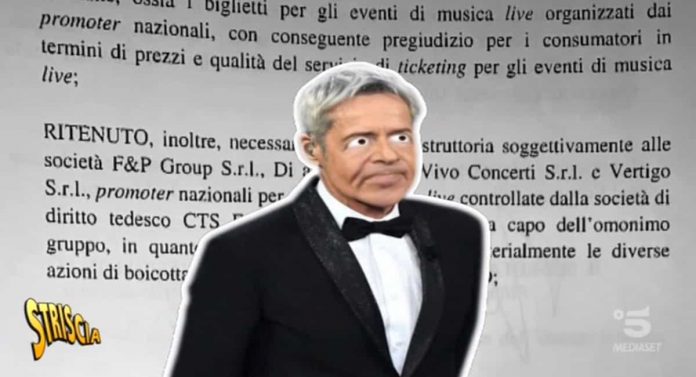 Striscia la notizia, Max Laudadio va da Elisa per il “caso concerti – Salzano” | video Foto frame Striscia Salzano concerti