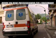 Le Iene, Pelazza: “Perde un rene passeggiando sul lungomare” | video Foto frame servizio Iene rene