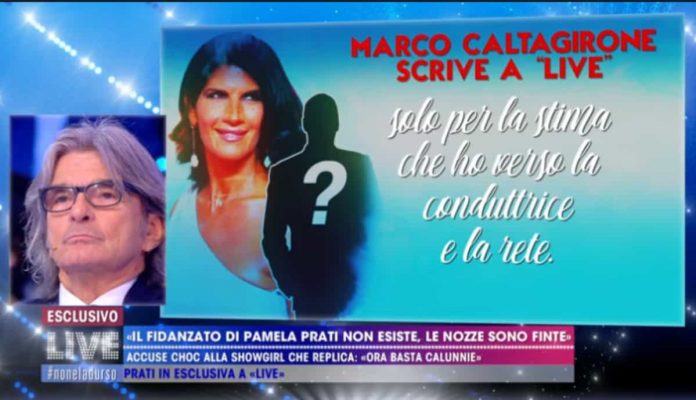 Marco Caltagirone, la lettera del “fidanzato” della Prati a Live – Non è la D’Urso | video Foto frame lettera Caltagirone Live - Non è la D'urso 2019