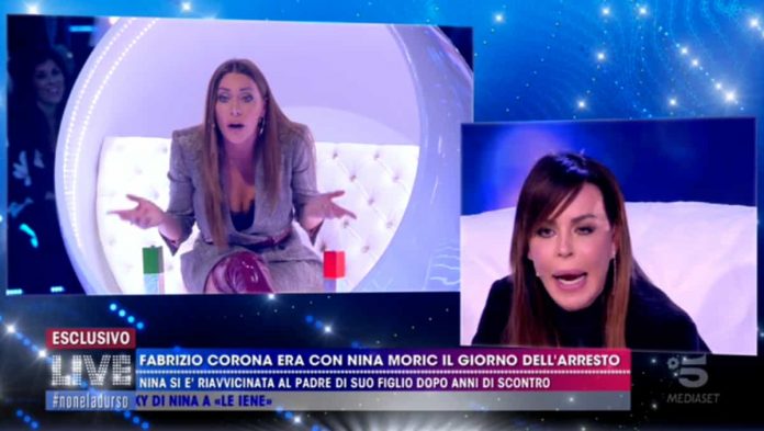 Nina Moric, a Live accesa lite con Karina Cascella: “Svenduta per Uomini e donne” | video Foto lite Nina Moric Karina Cascella Live - Non è la D'Urso 2019