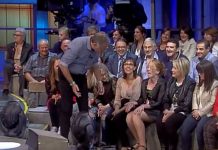 Avanti un altro 2019, si lancia sul Bonus e si fa male: “C’è del sangue” | video Foto signora pubblico Avanti un altro 2019