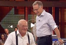 Avanti un altro, un signore del pubblico fredda Bonolis: “Lei è il direttore di Mediaset?” | video Foto signore pubblico Avanti un altro