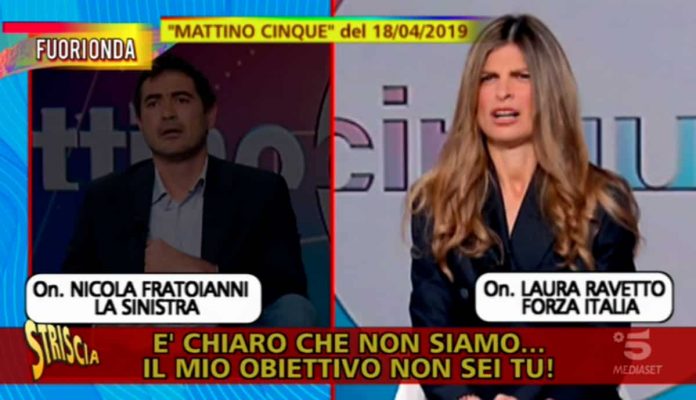 Striscia la notizia, nuovo fuorionda da Mattino 5: le parole di Laura Ravetto | video Laura Ravetto, fuori onda da Mattino 5 trasmesso a Striscia la notizia