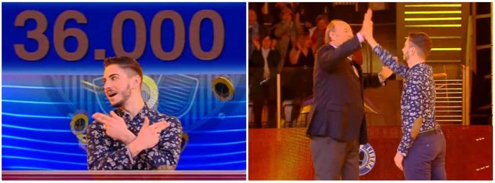 Caduta Libera 2019, oggi Nicolò Scalfi ha vinto altri 72.000 euro | video Mediaset Nicolò Scalfi vince 36.000 euro a Caduta Libera 2019