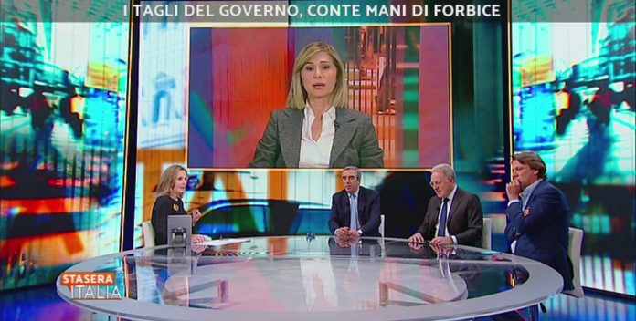 Stasera Italia oggi, la replica di lunedì 15 aprile 2019 Stasera Italia Barbara Palombelli