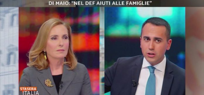 Stasera Italia, Luigi di Maio e il reddito di cittadinanza | Video Mediaset Stasera Italia Luigi Di Maio