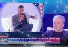 Costantino Vitagliano contro Lele Mora a Live non è la D’Urso | video Mediaset A Live non è la D'urso, Costantino Vitagliano contro Lele Mora