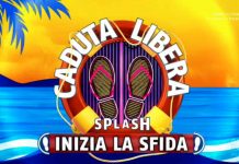 Caduta Libera Splash, la puntata del 22 luglio 2019 con la prima vittoria di Christian | video Mediaset Il logo ufficiale di Caduta Libera Splash