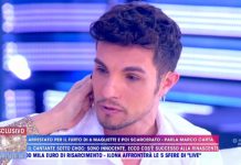 Marco Carta in lacrime: arriva la sentenza di assoluzione per il furto alla Rinascente Marco Carta ospite a Live - Non è la D'Urso