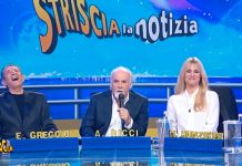 Ezio Greggio, Antonio Ricci e Michelle Hunziker presentano Striscia la notizia 2019 2020 in conferenza stampa