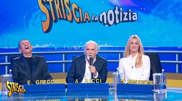 Striscia la notizia, la prima puntata del 23 settembre 2019 | video Mediaset Ezio Greggio, Antonio Ricci e Michelle Hunziker presentano Striscia la notizia 2019 2020 in conferenza stampa