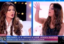 Live – Non è la D’Urso, Francesca De André contro Alba Parietti: “Sei una donna disturbata” | video Mediaset Alba Parietti e Francesca De André a Live - Non è la D'Urso