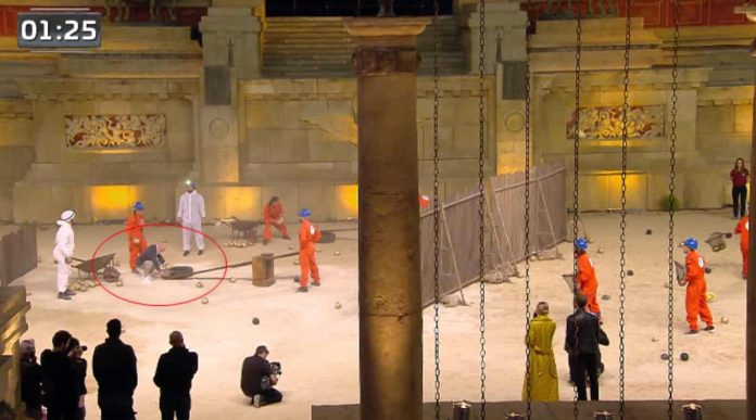 Eurogames, problemi per la squadra italiana da Catania: interviene Jury Chechi | video Mediaset La catapulta usata dall'Italia ad Eurogames si blocca