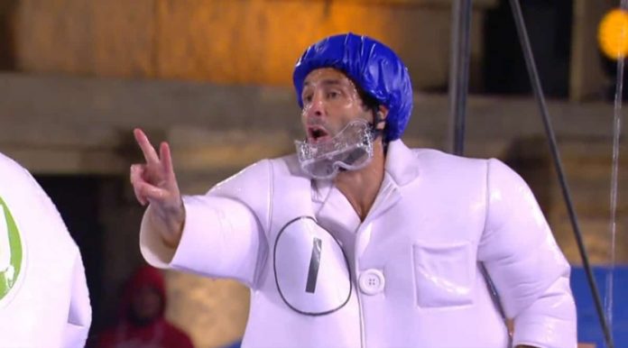 Eurogames, concorrente italiano protesta: per Jury Chechi tutto regolare | video Mediaset Un concorrente di Eurogames protesta