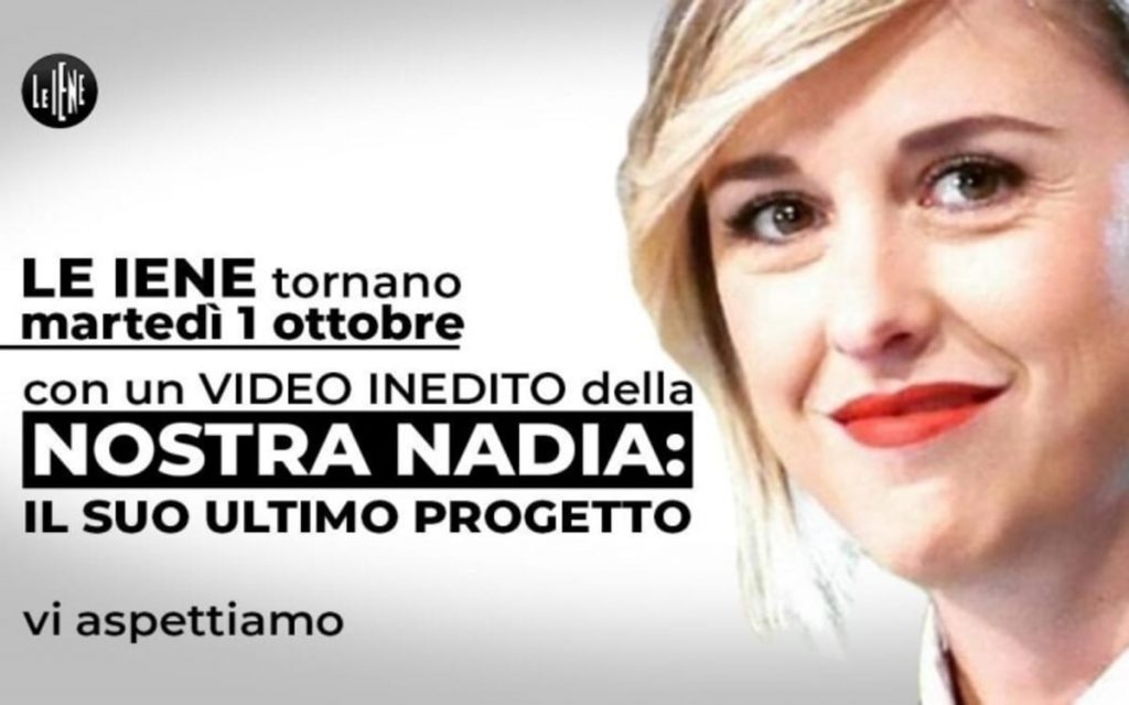 Reunion per Nadia Toffa