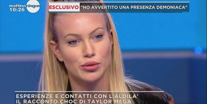 Taylor Mega a Mattino Cinque parla dei demoni | Video Mediaset Taylor Mega a Mattino Cinque