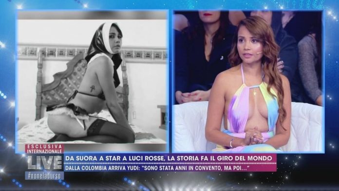 Chi è Yudi Pineda? A Live – Non è la D’Urso l’ex suora e ora star a luci rosse | Video Mediaset l'ex suora Yudi Pineda