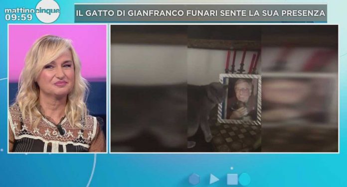 Mattino Cinque, Morena Zapparoli percepisce la presenza del marito Funari | Video Mediaset Morena Zapparoli e la presenza di Gianfranco Funari