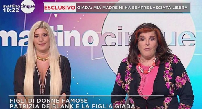 Mattino Cinque , Giada De Blanck: “felice di una madre come Patrizia” | Video Mediaset Mattino Cinque, Patrizia De Blanck e la figlia Giada