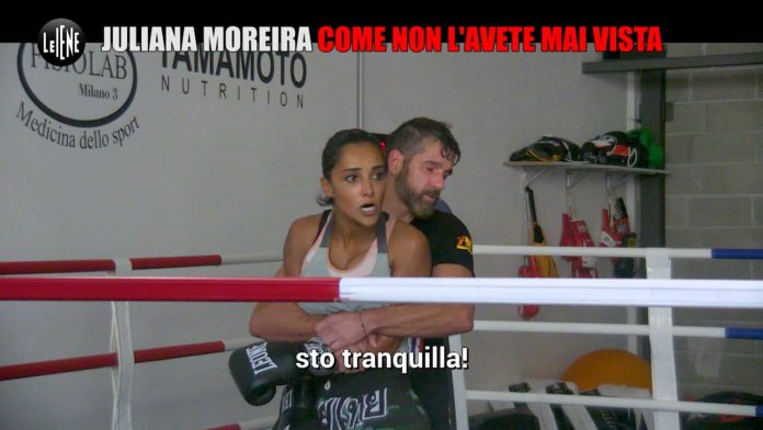 Lo scherzo a Juliana Moreira: prende a botte una fotomodella a Le Iene | Video Mediaset Juliana Moreira