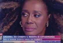 Sylvie Lubamba a Live non è la D’Urso: “ho chiesto il reddito di cittadinanza” | Video Mediaset Lubamba e il reddito di cittadinanza