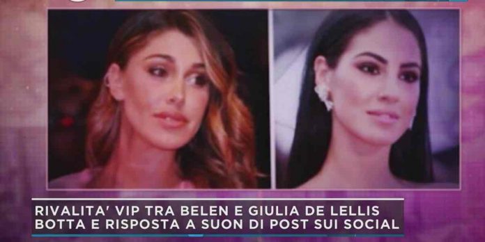 Mattino Cinque, lite social tra Belen Rodriguez e Giulia De Lellis | Video Mediaset Mattino Cinque, lite Belen Rodriguez e Giulia De Lellis