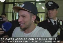 Mattino Cinque, Marco Carta assolto per il furto in Rinascente a Milano | Video Mediaset Mattino Cinque, Marco Carta assolto
