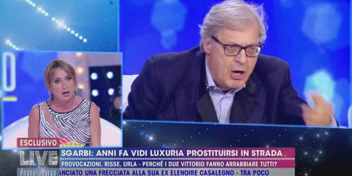 Pomeriggio 5, Barbara D’Urso su Sgarbi vs Luxuria: “Mi dispiace sia accaduto in una mia trasmissione” | video Mediaset Vittorio Sgarbi lite Vladimir Luxuria